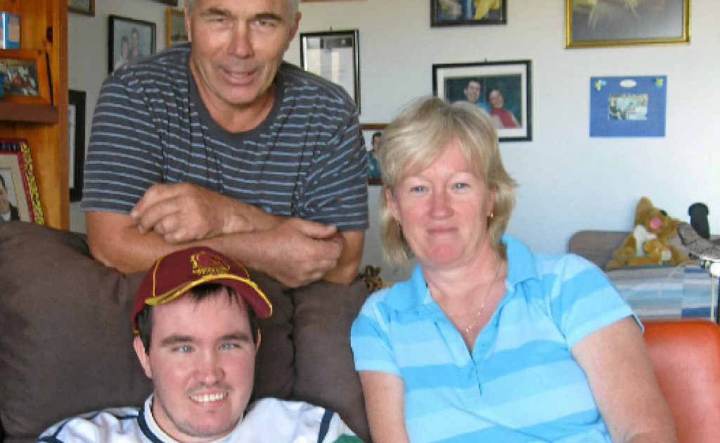 Chris Hibberd was diagnosed with Batten Disease in 1994, here with dad Garry and mum Helen. Chris Hibberd was diagnosed with Batten Disease in 1994, here with dad Garry and mum Helen.